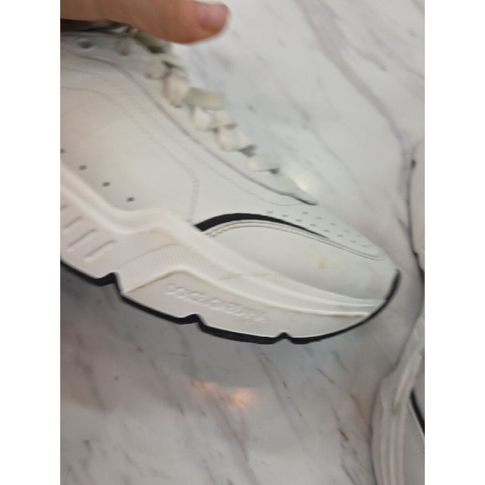 Dolce & Gabbana White and Black Platform Sneakers - Picture 15 of 16